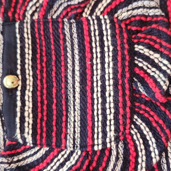 Janie and Jack Navy Blue Red White Boucle Dress Size 10 - Picture 3 of 9